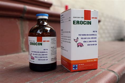 EROCIN | Đặc trị phó thương hàn, tiêu chảy E.coli, viêm ruột, hồng lỵ...