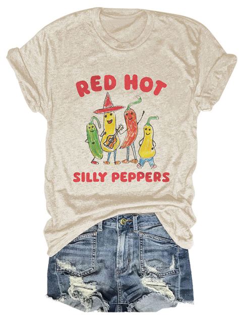 Red Hot Silly Peppers T Shirt