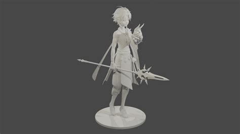 Xiao Genshin Impact 3d Model 3d Printable Cgtrader