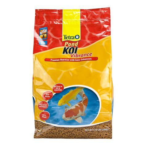 Alimento Para Peces De Ornato Tetra Tetrapond Koi Vibrance Con 52