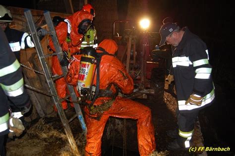 Kuh Aus G Llegrube Gerettet Freiwillige Stadtfeuerwehr B Rnbach