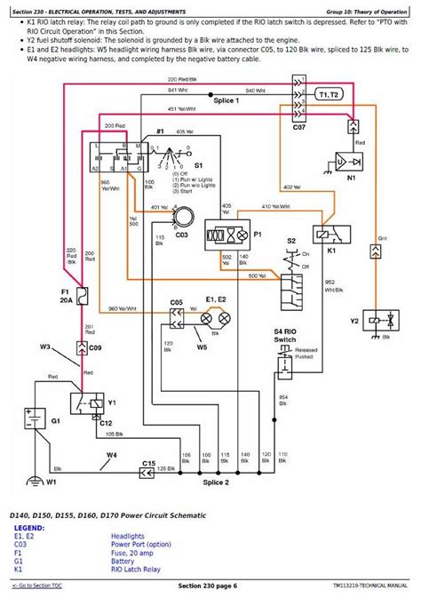 John Deere D130 Wiring Diagram - Wiring Draw And Schematic