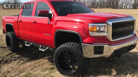 2015 Gmc Sierra 1500 Wheel Offset Super Aggressive 3 5 Suspension Lift 7 167931 Custom