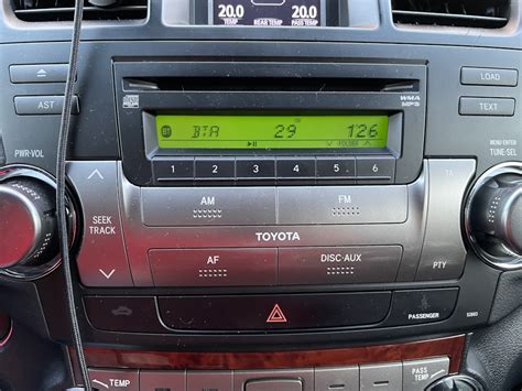 Работа Bluetooth стандартной магнитолы — Toyota Highlander (XU40), 3,5 ...