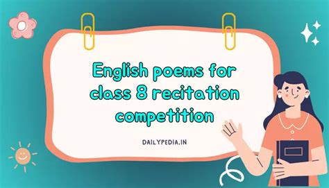 English Poem For Class 8