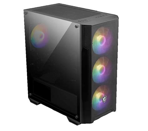 Gabinete Msi Mag Forge M100a Acrilico Matx Fan Front Rgb X3 Wallnet