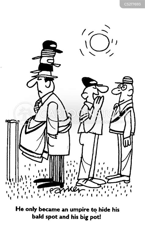 Cricket Umpire Cartoons and Comics - funny pictures from CartoonStock