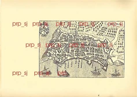 ANCONA MAPPA CARTA GEOGRAFICA ANTICHE CITTà ITALIANE KOLLER 1967 EUR 7