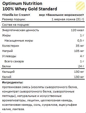 100% Whey Gold Standard от Optimum Nutrition - цена: от 5667 руб ...