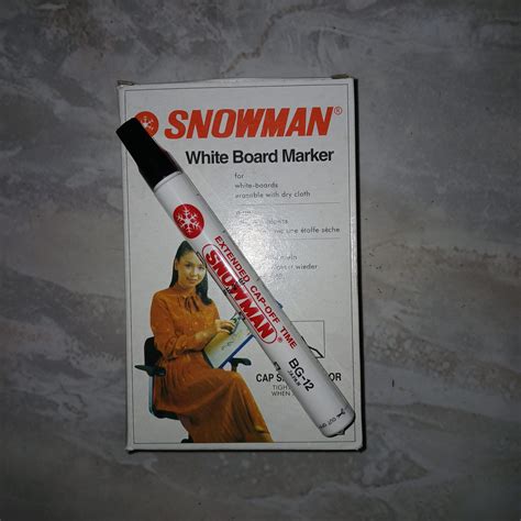 Spidol Boardmarker Papan Tulis Whiteboard Snowman