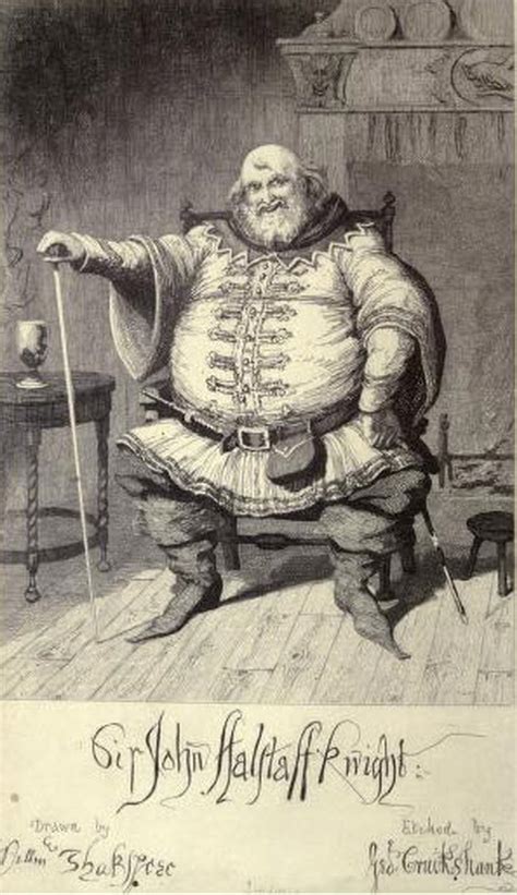 John Falstaff - Illustrated by George Cruikshank