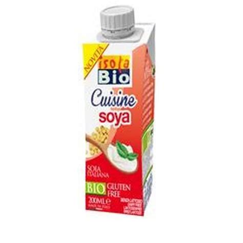 Isola Bio Cr Me Soja Bio Pour La Cuisine Ml Cdiscount