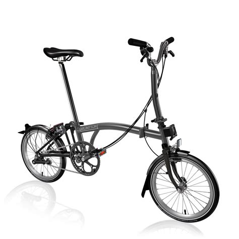 Brompton P Line Urban Midnight Black Metallic Mid BernatCycles