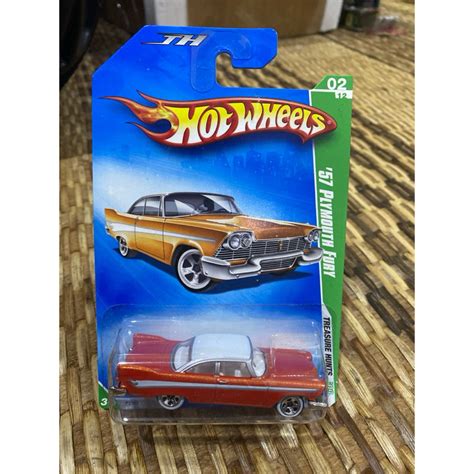 Hot Wheels Treasure Hunts 57 Plymouth Fury Shopee Malaysia