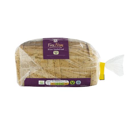 Co Op Free From Brown Seeded Loaf Of Bread G Co Op