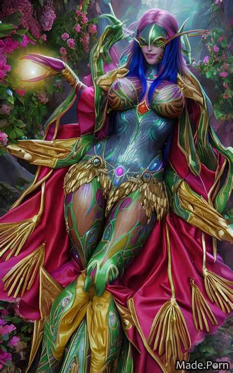 Porn Image Of Alien Planet Sapphire Fantasy Armor Fisheye Huge Boobs Partially Nude Woman