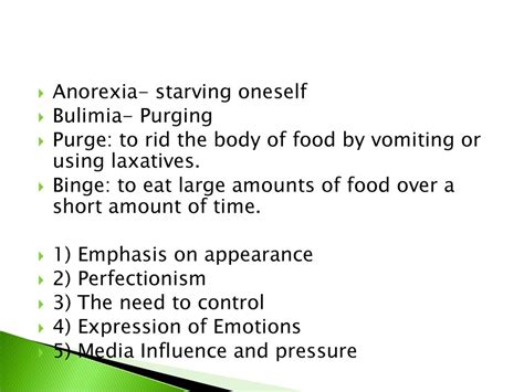 Journal What Is The Difference Between Anorexia And Bulimia Ppt