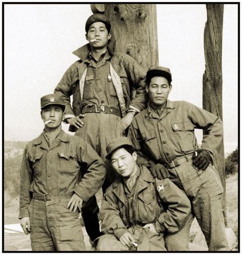K 16 Korea Over 5500 Views 4 Unkown Rok Army Soldiers 1955 Army