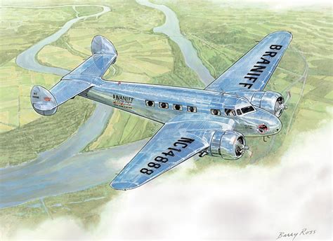 Lockheed 10 Electra – Barry Ross Art