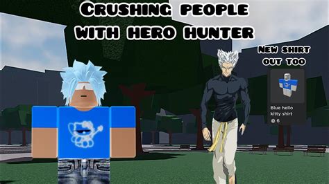 Gameplay With Hero Hunter On Ipad Strongest Battle Ground Roblox