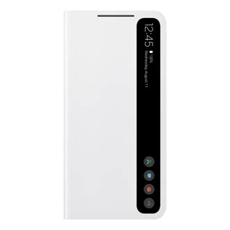 Galaxy S21 FE 5G Smart Clear View Cover white | Samsung NZ