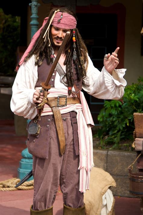 Jack Sparrow At Disney Character Central Jack Sparrow Cosplay Modest