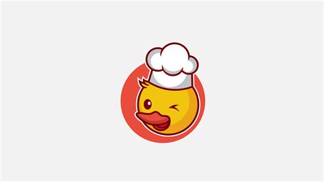 Baby Duck Cheif Logo Vector Design Template By Graphichouse Thehungryjpeg