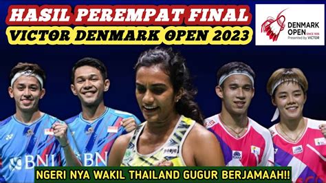 Hasil Semua Sektor Perempat Final Badminton Victor Denmark Open 2023