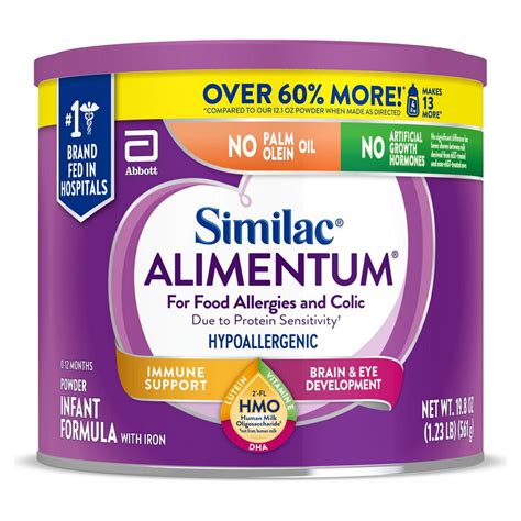 Similac Alimentum with 2’-FL HMO, Baby Formula Powder, 19.8-oz Value ...