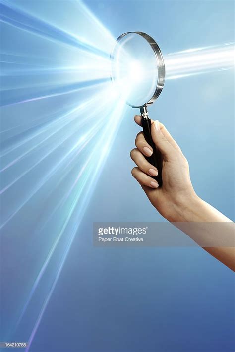 magnifying glass, light, ray, disperse, sunlight, blue background | Magnifying glass, Magnifier ...