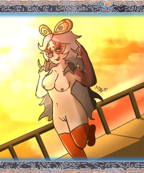 The Legend Of Zelda Sex Art Naked Naked Female Thighhighs Female Only White Hair