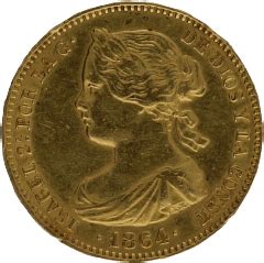 Moneda Isabel Ii Reales Oro Madrid G Andorrano