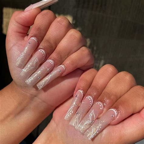 Amazon ANDGING Press On Nails Short Medium Coffin French Tip For Women With Nude Pink