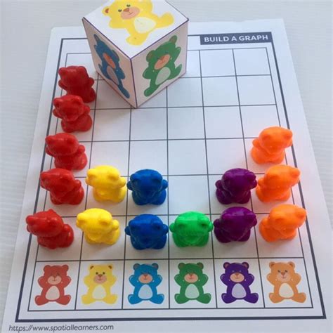 Rainbow Counting Bears - Spatial Learners | Kindergarten math ...