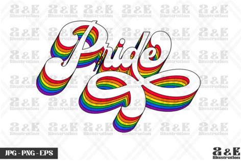 Retro Gay Pride Rainbow Flag Colors Graphic By A E Illustration Creative Fabrica