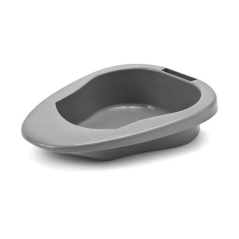 Medline Deluxe Fracture Bedpan Gray 10x105 1ct