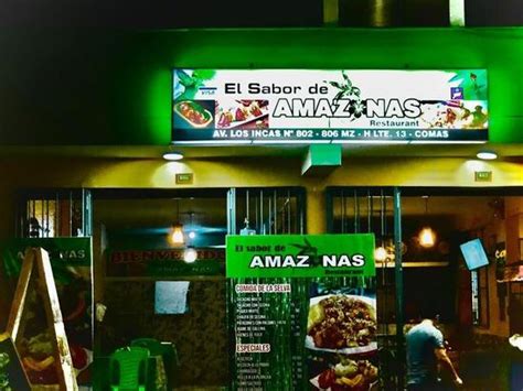 Menu At El Sabor De Amazonas Restaurant Comas