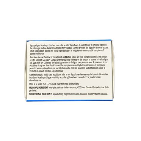 Lactaid Extra Strength Lactase Enzyme 80 Tablets Beyondrxca By 99