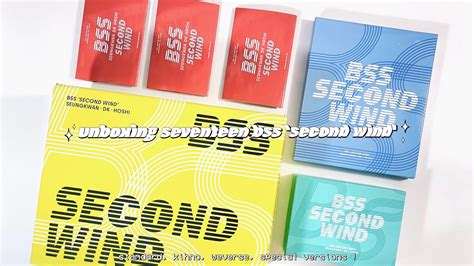 Unboxing Seventeen Bss Second Wind Albums Standard Kihno Weverse