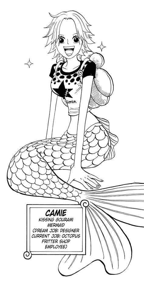 CAMIE 🧜🏻‍♀️. (colored by me : r/OnePiece