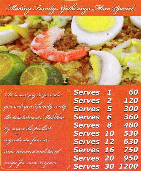 Pansit Malabon By Country Noodles Menu Zomato Philippines