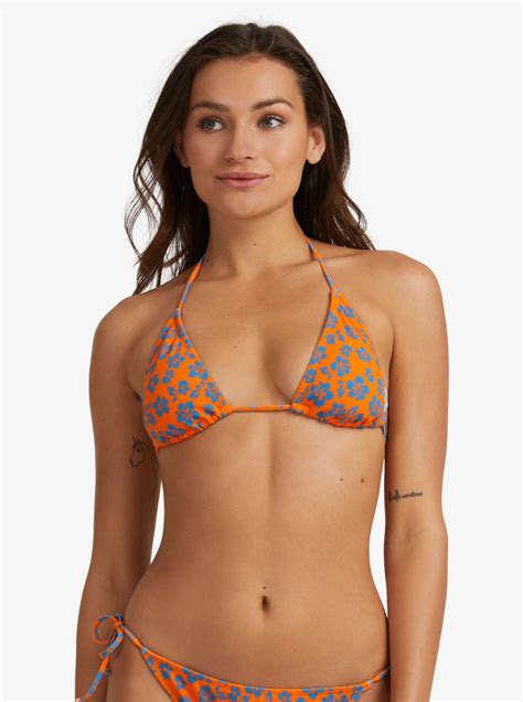 Mujer Roxy Hollow Trees Top De Bikini Triangular Trad Tropics Floral