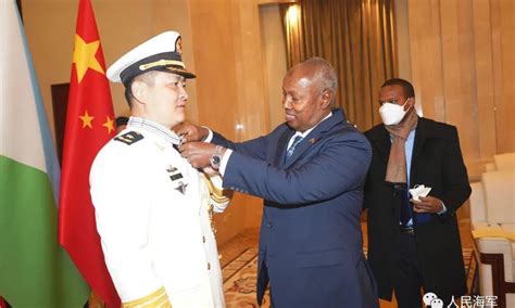 First Commander Of Chinese Pla Support Base In Djibouti Awarded Highest