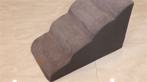 Durable High Density Pet Dog Stairs Bed With Foam 2/3/4 Steps Pet ...
