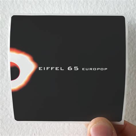 Eiffel 65 Europop Album Cover Sticker