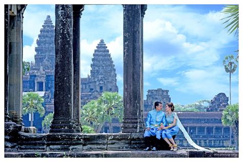 Khmer Traditional Wedding Clothes Pre Wedding At Angkor Wat Temple