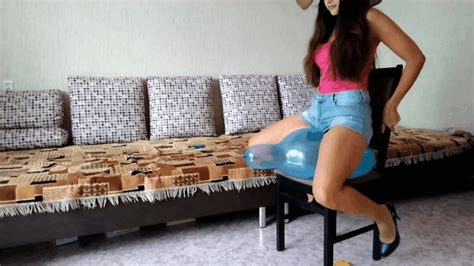 Multicolored Balloons Burst Loudly On The Ass Princess Darina Clips4sale