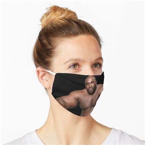 Barry Wood Naked Guy Sitting On A Bed Japanese Face Mask By Ettore13 Mask Stylish Face