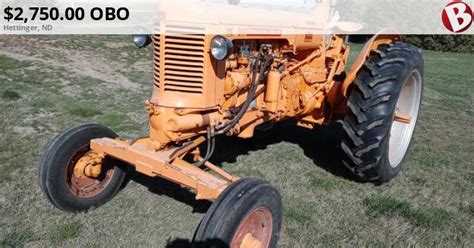 Minneapolis Moline Ub Nice Tractor Hettinger Nd