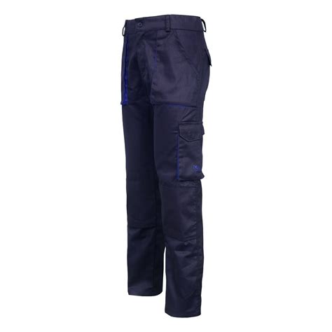 Navy Blue Work Trousers Pants Knee Pad Pockets Men S Cargo Multi Pocket